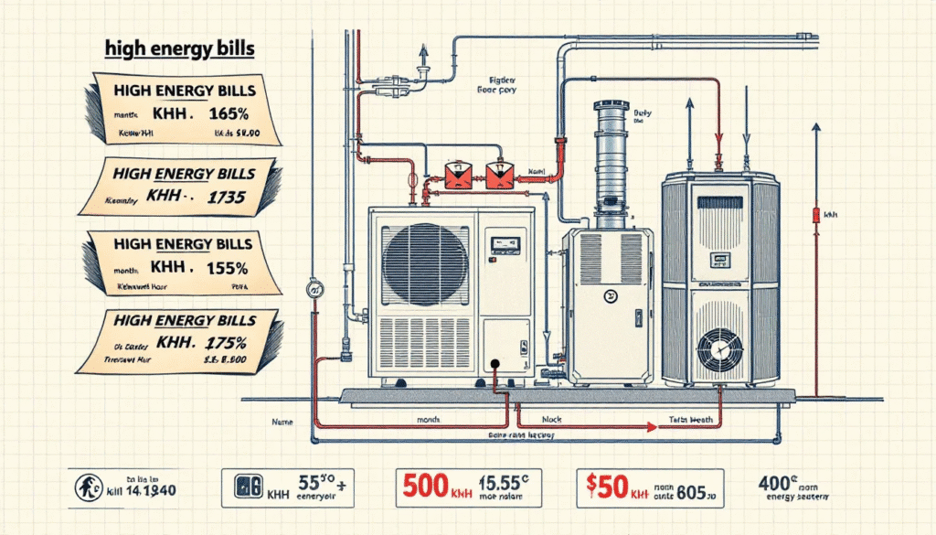 High Energy Bills HVAC Cooling System Problems