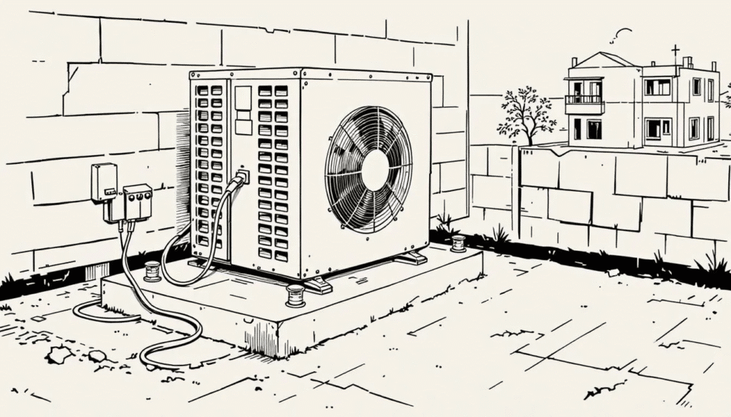 Installing the Outdoor AC unit