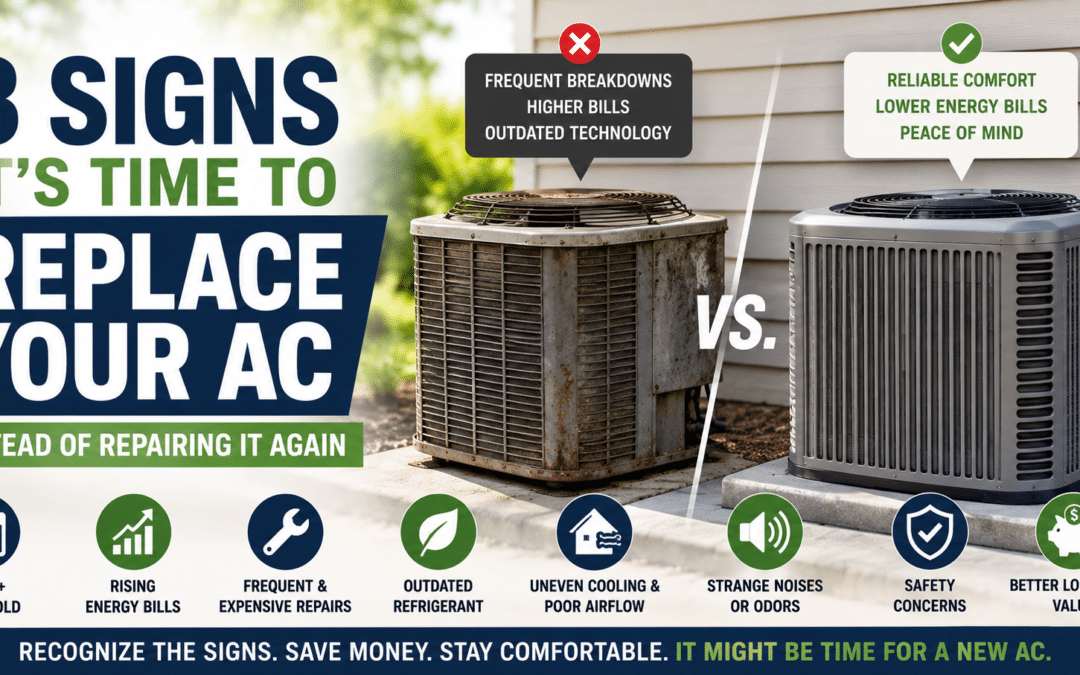 8 Signs It’s Time to Replace Your AC Instead of Repairing It Again