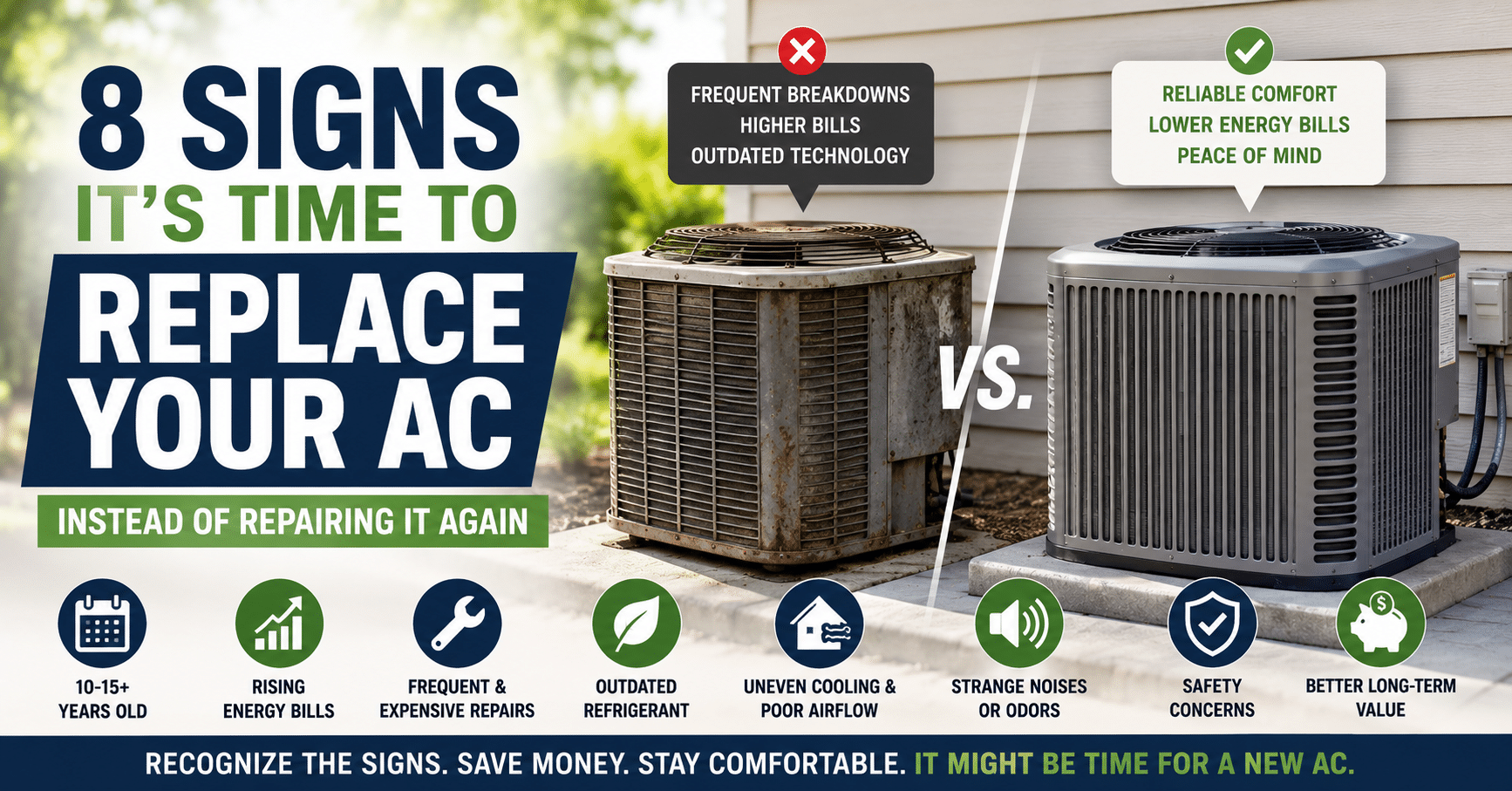 8 signs it's time to replace your AC