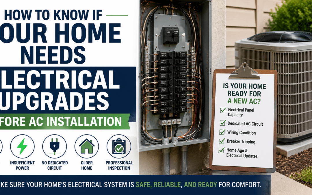 How to Know If Your Home Needs Electrical Upgrades Before AC Installation